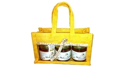 Confezione tre mielini con borsa Juta