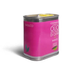 Extra-virgin olive oil with basil